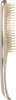 A silver and beige hairbrush on a white background. Anteprima dell’immagine prodotto