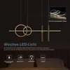 doporro Lampadario a Sospensione LED 100cm, Lampada Lineare Anteprima dell’immagine prodotto 5