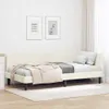 vidaXL Rohový rám postele s čelom krémový 90 cm x 200 cm Náhľad obrázku produktu 2
