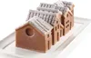 Silikonová forma 3D sněhová vesnice 21x8x8cm 1,2l Náhled obrázku produktu 3