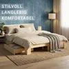 Homestyle4u Dřevěná postel 180x200 Dvoulůžko se 2 úložnými Náhled obrázku produktu 7