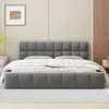 CDGlobal Polsterbett 140 x 200 cm, Jugendbett, Doppelbett Produktbild-Vorschau 3
