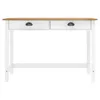 vidaXL Konsolentisch Hill mit 2 Schubladen 110x45x74 cm Produktbild-Vorschau 3