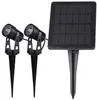 CHILITEC Solar Gartenstrahler-Set, 2 Spots mit Erdspieß Produktbild-Vorschau 1
