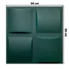 A square panel with four embossed squares, with dimensions indicated. Produktbild-Vorschau