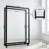 Design-Shop Stojan na dřevo Keri s kolečky 25x100x150, Náhled obrázku produktu 6