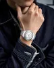 Herren Armbanduhr Analog Quarz Edelstahl Wasserdicht mit Produktbild-Vorschau 4