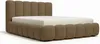 Polsterbett 160x200 cm - Bouclé Stoff - Braun - mit Produktbild-Vorschau 2