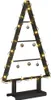 vidaXL Metall Weihnachtsbaum mit Ständer Schwarz 60 cm Produktbild-Vorschau 1