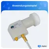 hb-digital SAT Anschluss Kabel 2m 135dB 5-Fach geschirmt Produktbild-Vorschau 6