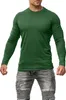 Mivaro Herren Langarmshirt Basic aus 100% Baumwolle – Produktbild-Vorschau 1