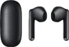 A pair of black wireless earbuds and their charging case are displayed against a white background. Náhled obrázku produktu