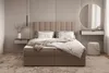 Kontinentalbett aus Samt, Polsterbett, Boxspringbett, Produktbild-Vorschau 2