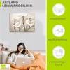 ARTland Leinwandbild Callas I Größe: 120x90 cm Produktbild-Vorschau 3