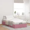 vidaXL Osmanská posteľ bez matraca ružová 80x200 cm zamat Náhľad obrázku produktu 3