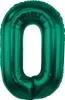 Ballon en plastique, numéro 0, vert bouteille, 85 cm Voir les images du produit 1