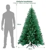 ISOISL 180cm Künstlicher Weihnachtsbaum mit 650 Spitzen Produktbild-Vorschau 7