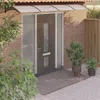 vidaXL Tettoia per porta nera e trasparente 350x75 cm in Anteprima dell’immagine prodotto 8
