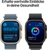 Two smartwatches displaying health data. Voir les images du produit