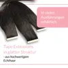 Tape Extensions Pravé vlasy #5/0 Svetlo hnedé Náhľad obrázku produktu 3