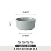 Schale set 4er Ø15,2cm Suppenschalen Müslischale Produktbild-Vorschau 2
