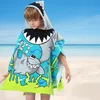 Kinder Badeponcho mit Kapuze 120x60 cm – Schnelltrocknendes Produktbild-Vorschau 3