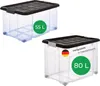 Novaliv 2 pezzi set economico di scatole di stoccaggio con Anteprima dell’immagine prodotto 3