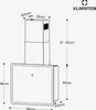 Klarstein AlizeEdge Dunstabzugshaube - 90 cm Wandhaube, Produktbild-Vorschau 7
