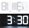 Moderne digitale 3D LED-Tisch- & Wanduhr mit Wecker, Produktbild-Vorschau 1