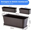 KADAX Balkontopf mit Untersatz "Frette", Balkonkasten mit Produktbild-Vorschau 4
