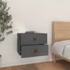 Wand-Nachttisch Grau 50x36x40 cm Produktbild-Vorschau 3