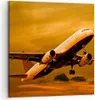 Bild auf Leinwand - Leinwandbild - Passagier Flugzeug Produktbild-Vorschau 1