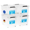 ATHLON TOOLS 4 x 60L Aufbewahrungsboxen mit Deckel - blau Produktbild-Vorschau 1