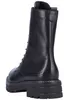 A black leather boot shown from the back. Produktbild-Vorschau