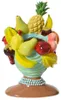 Blumentopf/Blumentopf - Polyresin - Obst - Frau - D13 x H23 Produktbild-Vorschau 2