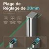 doporro Paroi de Baignoire 70x120x140cm Pare Baignoire Fixe Voir les images du produit 4