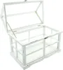 Mini-Gewächshaus Shabby 37x21x31cm – Terrarium Produktbild-Vorschau 6