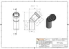 Ostendorf HTsafe Bogen DN 32 45° 170120 Produktbild-Vorschau 2