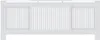 A white radiator cover with a slatted design. Náhľad obrázku produktu