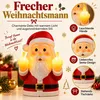 Weihnachtsmann Mittelfinger Nachtlicht 20 cm – Lustige Produktbild-Vorschau 3