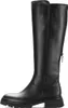 A black leather boot shown from the side against a white background. Produktbild-Vorschau