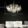 Kryształowy żyrandol wiszący Lampa LED do sypialni Podgląd zdjęcia produktu 3