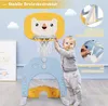 COSTWAY 3 in 1 Kinder Spielplatz, höhenverstellbarer Produktbild-Vorschau 6