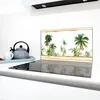 Glas-Herdplattenschutz 90x52 Palmen Produktbild-Vorschau 3