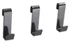 Wandgitter Set 3er Schwarz Mural Line mit Haken - Produktbild-Vorschau 2