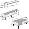skye-decor Wohnzimmermöbel-Set Lidya 1, Nussbaum, 100% Produktbild-Vorschau 5