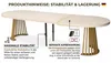 Großer runder Esstisch RO-7 Ø 110 cm ausziehbar bis 310 cm Produktbild-Vorschau 11