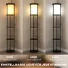 Fortuna Lai Stehlampe mit 3 Regalen, rundes Design, Produktbild-Vorschau 4
