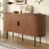 Modernes MDF Sideboard mit Rolljalousie-Türen, Produktbild-Vorschau 4