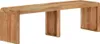 A wooden bench on a white background. Anteprima dell’immagine prodotto